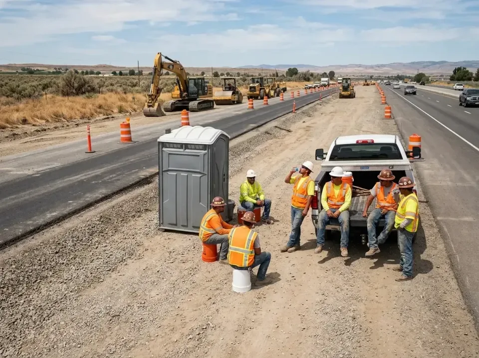 highway-road-construction-crew-007 — frequently asked questions, Porta Potty and Restroom Rentals in Burns Harbor, IN